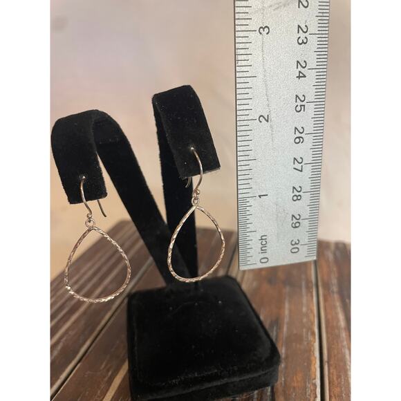 Women's Silver Drop Dangle Earrings Lightweight Boho - Picture 2 of 4